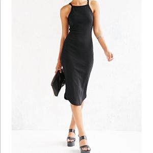 Urban Outfitters black midi dress